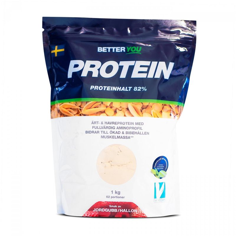 Ärt- & Havreprotein - Jordgubb/Hallon